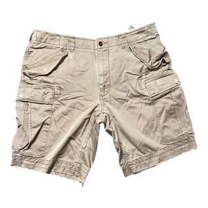 VTG Polo Ralph Lauren‎ Brown Cargo Military Utility Shorts 36 Paratrooper